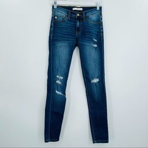 Kancan distressed skinny jeans